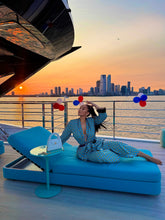 Load image into Gallery viewer, Yacht Club Chic Two-Piece Pant Set