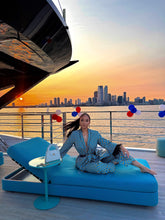 Load image into Gallery viewer, Yacht Club Chic Two-Piece Pant Set