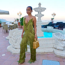 Load image into Gallery viewer, Imerovigli Green One Piece Jumpsuit