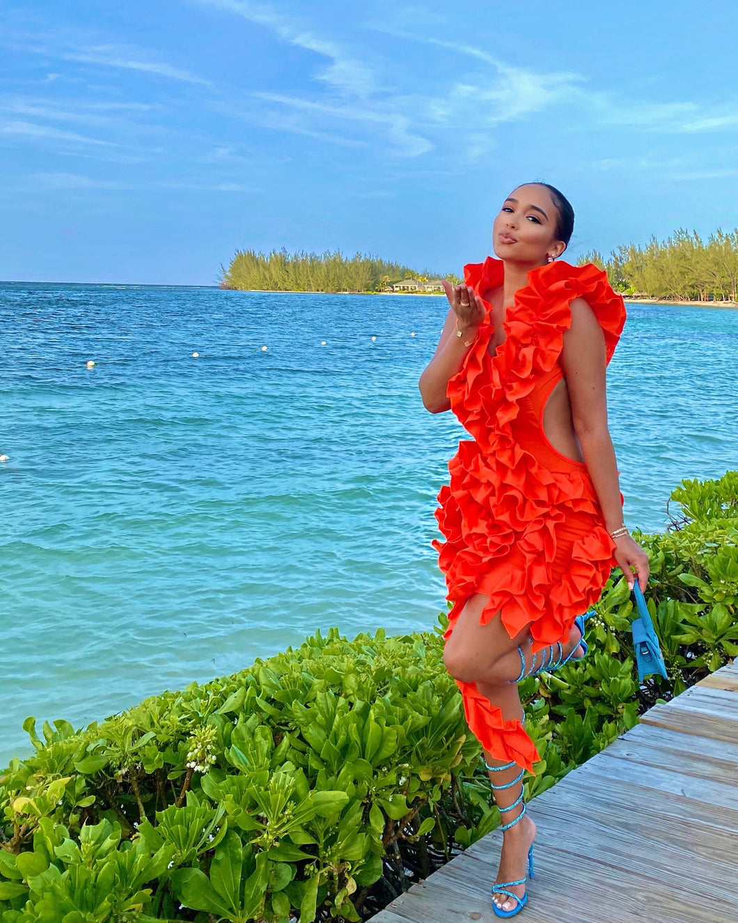 red dress love island This how I'd pull up to the Love Island Villa