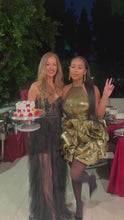 Load and play video in Gallery viewer, Wrap Me Up Golden Dress
